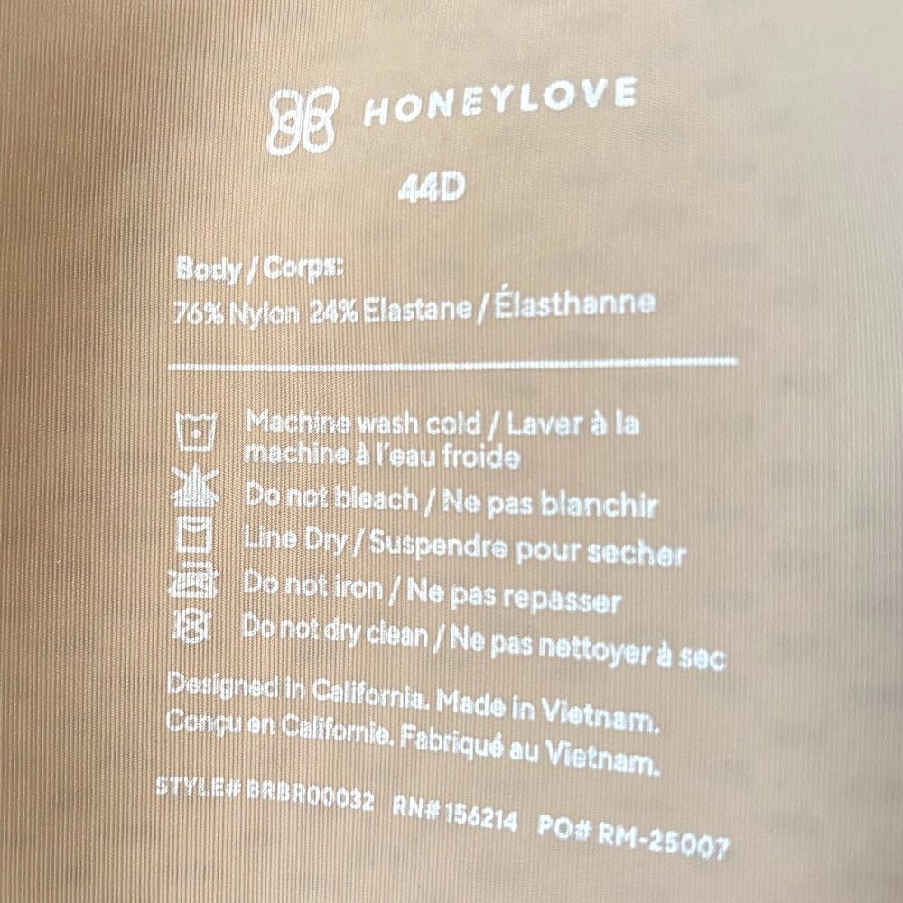 Honeylove Bra 44D